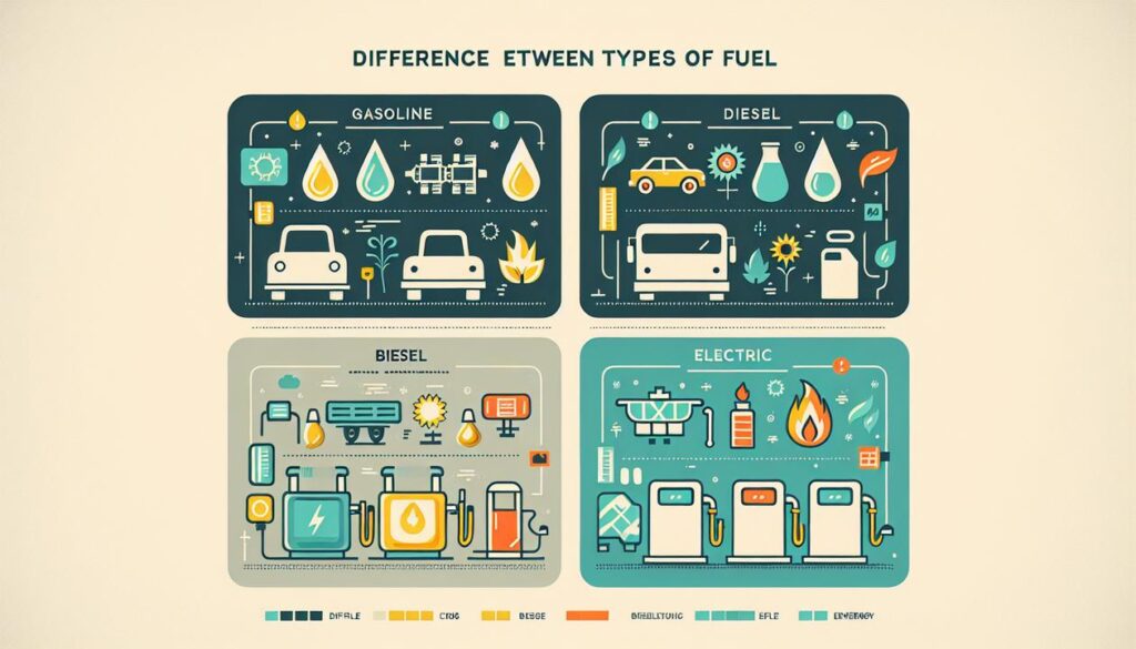 Diferenças entre tipos de combustível